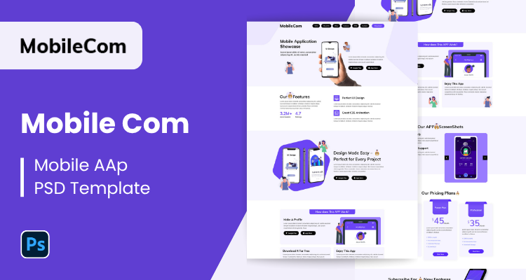 Professional PSD Template 1