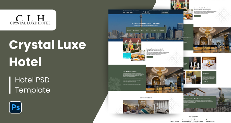 Hotel PSD Template 2
