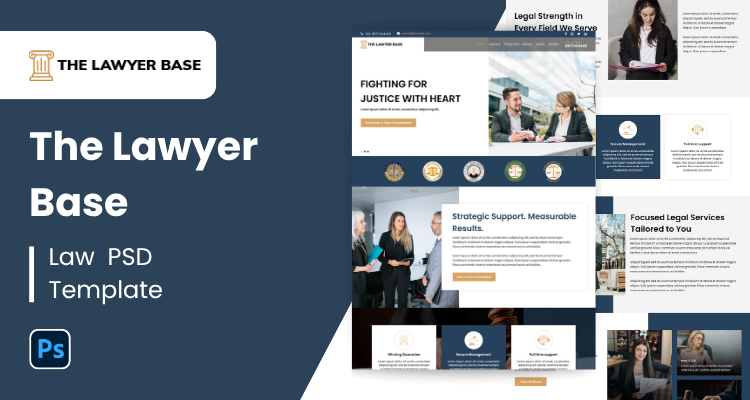 Lawyer PSD Template 13
