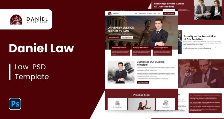 Lawyer PSD Template 31