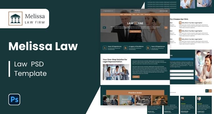 Lawyer PSD Template 30